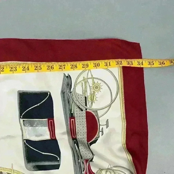 Hermes Les Voitures A Transformation Silk Scarf Vintage La Perriere Equestrian - Picture 14 of 16